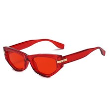 Load image into Gallery viewer, Plastic Cat Eyes Small Sunglass Mens Vintage Brand Designer Leopard Gradient Travel Sun glasses Man Sunglasses.