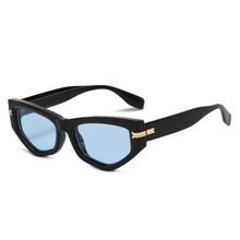 Load image into Gallery viewer, Plastic Cat Eyes Small Sunglass Mens Vintage Brand Designer Leopard Gradient Travel Sun glasses Man Sunglasses.