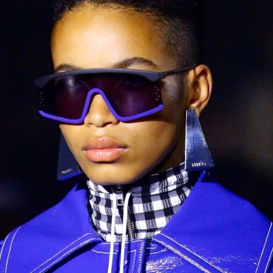 Plastic Goggle Oversized Women Sunglasses Square Brand Designer Big Frame Sunglasses For Female Oculos De Sol Feminino