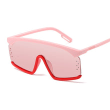 Load image into Gallery viewer, Plastic Goggle Oversized Women Sunglasses Square Brand Designer Big Frame Sunglasses For Female Oculos De Sol Feminino
