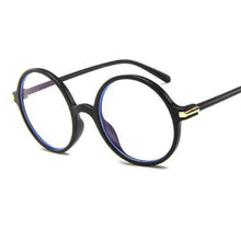Carica l'immagine nel visualizzatore di Gallery, Plastic Round Glasses Korean style Black spectacle frames Women Vintage Eyeglasses Clear Men's Glasses oculos de grau