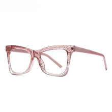 Carica l&#39;immagine nel visualizzatore di Gallery, Montature per occhiali da vista in plastica titanio Cat Eye AntiI luce blu Uomo Donna Occhiali da vista per computer TR90