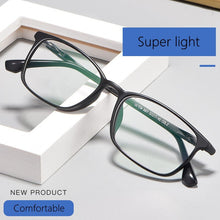 Load image into Gallery viewer, Plastic steel glasses frame retro glasses frame men&#39;s ultralight casual large frame glasses women&#39;s prescription glasses 9801