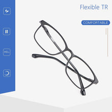 Load image into Gallery viewer, Plastic steel glasses frame retro glasses frame men&#39;s ultralight casual large frame glasses women&#39;s prescription glasses 9801