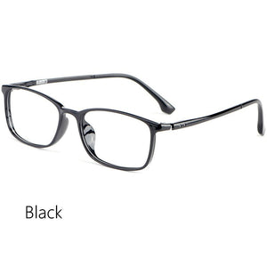Plastic steel glasses frame retro glasses frame men's ultralight casual large frame glasses women's prescription glasses 9801