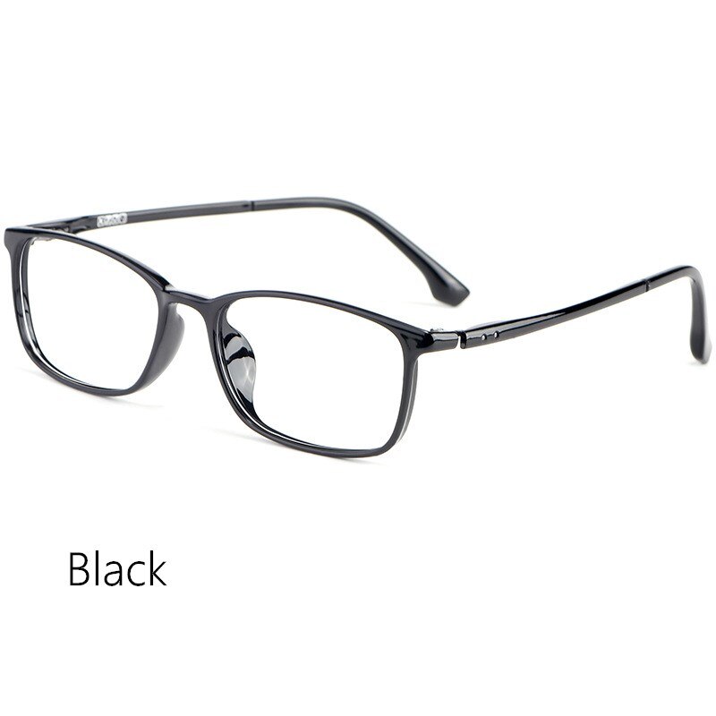 Plastic steel glasses frame retro glasses frame men's ultralight casual large frame glasses women's prescription glasses 9801