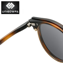 Load image into Gallery viewer, Polarized 3 in 1 Magnet Clip On Glasses Frame Women Retro Round Optical Eyeglasses Frame Men Prescription Myopia Frame Vintage