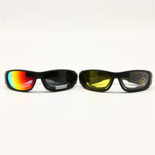 Load image into Gallery viewer, Polarized Ballistic Army Sunglasses Daisy One C6 Military Goggles Rx Insert 4 Lens Kit Men Combat War Game Tactical Glasses