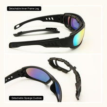 Load image into Gallery viewer, Polarized Ballistic Army Sunglasses Daisy One C6 Military Goggles Rx Insert 4 Lens Kit Men Combat War Game Tactical Glasses