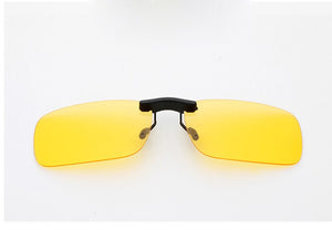 Polarized Clip On Sunglasses Driving Day Night Vision Lens Unisex Sports Fishing For Myopia Glasses Glasses Trip Travel Outdoor
