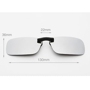 Polarized Clip On Sunglasses Driving Day Night Vision Lens Unisex Sports Fishing For Myopia Glasses Glasses Trip Travel Outdoor
