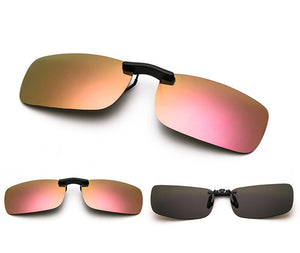 Polarized Clip On Sunglasses Driving Day Night Vision Lens Unisex Sports Fishing For Myopia Glasses Glasses Trip Travel Outdoor