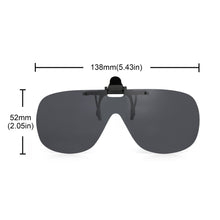 Load image into Gallery viewer, Polarized Clip On Sunglasses Round Women Men Filp up Sunglasses UV400