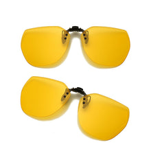 Load image into Gallery viewer, Polarized Clip On Sunglasses Flip Up Sunglasses Photochromic Driving Glasses Mirrored Sunglasses Night Vision Fishing Goggle