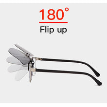 Load image into Gallery viewer, Polarized Clip on Sunglasses Clip on Glasses Square Polaroid Lens Men Women Mirror Clip Sun Glasses Vision Driving Fishing UV400