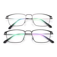 Load image into Gallery viewer, Polarized Clip on Sunglasses Gmei Optical Classical Men Square Ultralight Titanium Alloy Full Rim Sunshades Glasses Frame S94009