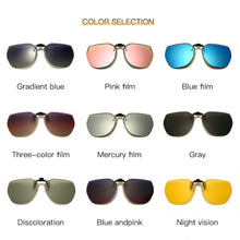 Load image into Gallery viewer, Polarized Clip on Sunglasses Men Women Photochromic Sun Glasses Night Vision Driving Goggle Flip Up Lens Glasses UV400 Oculos