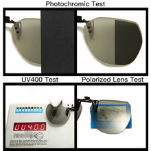 Load image into Gallery viewer, Polarized Clip on Sunglasses Men Women Photochromic Sun Glasses Night Vision Driving Goggle Flip Up Lens Glasses UV400 Oculos