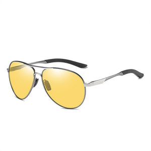 Polarized Color-changing Sunglasses Driving  Night Vision Goggles Day and Glasses Metallic Feel Lightweight Lenses