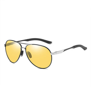 Polarized Color-changing Sunglasses Driving  Night Vision Goggles Day and Glasses Metallic Feel Lightweight Lenses