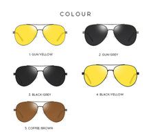 Load image into Gallery viewer, Polarized Color-changing Sunglasses Driving  Night Vision Goggles Day and Glasses Metallic Feel Lightweight Lenses