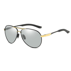 Polarized Color-changing Sunglasses Driving  Night Vision Goggles Day and Glasses Metallic Feel Lightweight Lenses