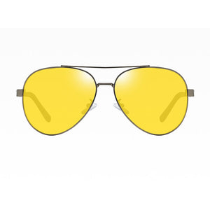 Polarized Color-changing Sunglasses Driving  Night Vision Goggles Day and Glasses Metallic Feel Lightweight Lenses