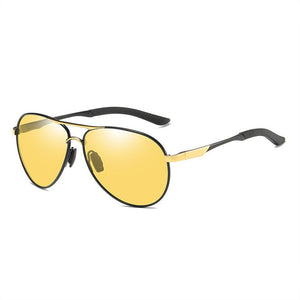 Polarized Color-changing Sunglasses Driving  Night Vision Goggles Day and Glasses Metallic Feel Lightweight Lenses