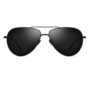 Polarized Driving Glasses Aluminium Alloy Silver/Black/Blue Frame Men Sunglasses