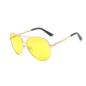 Polarized Glasses Yellow Lens Men Sunglasses For Night Driving In The Dark Polaroid Lentes De Sol Amarillo Male Sun Spectacles
