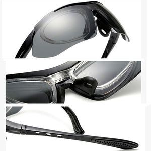 Polarized Goggle Sunglasses Men Women 5 In 1 Outdoor Sport Glasses Optical Prescription Eyewear Frames Eyeglass