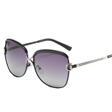 Load image into Gallery viewer, Polarized Ladies Sunglasses Women Gradient Lens Round Sun Glasses Square  Brand Oculos Lunette De Soleil Femme