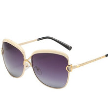 Load image into Gallery viewer, Polarized Ladies Sunglasses Women Gradient Lens Round Sun Glasses Square  Brand Oculos Lunette De Soleil Femme