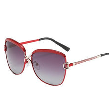 Load image into Gallery viewer, Polarized Ladies Sunglasses Women Gradient Lens Round Sun Glasses Square  Brand Oculos Lunette De Soleil Femme