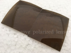 Polarized Lenses For Sunglasses TAC Polarized Lenses Dark Brown B16  UV400 Lenses 55*65mm 4 Base