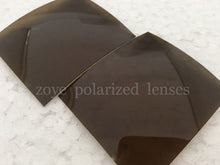 Load image into Gallery viewer, Polarized Lenses For Sunglasses TAC Polarized Lenses Dark Brown B16  UV400 Lenses 55*65mm 4 Base