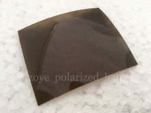 Load image into Gallery viewer, Polarized Lenses For Sunglasses TAC Polarized Lenses Dark Brown B16  UV400 Lenses 55*65mm 4 Base
