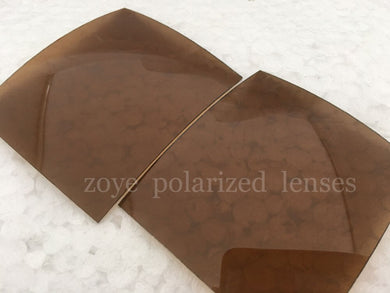 Polarized Lenses For Sunglasses TAC Polarized Lenses Dark Brown B20  UV400 Lenses 55*65mm 4 Base