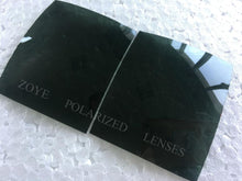 Load image into Gallery viewer, Polarized Lenses For Sunglasses TAC Polarized Lenses Dark Green G10 UV400 Lenses 55*65mm 4 Base