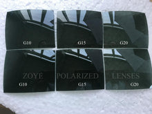 Carica l&#39;immagine nel visualizzatore di Gallery, Lenti polarizzate per occhiali da sole Lenti polarizzate TAC Fumo scuro S10 Lenti UV400 55 * 65mm 4 Base
