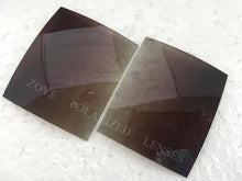 Load image into Gallery viewer, Polarized Lenses For Sunglasses TAC Polarized Lenses Gradient Brown BG18 UV400 Lenses 55*65mm 4 Base