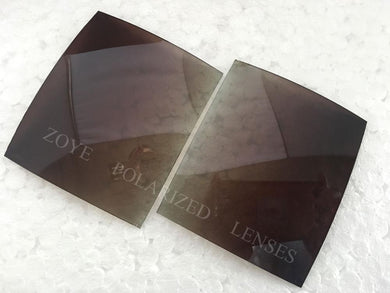 Polarized Lenses For Sunglasses TAC Polarized Lenses Gradient Brown BG18 UV400 Lenses 55*65mm 4 Base
