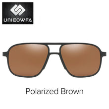 Load image into Gallery viewer, Polarized Magnet Clip On Glasses Frame Men Optical Myopia Eyeglasses Frame Prescription Black Magnet Clip On Sunglasses Male
