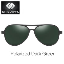 Load image into Gallery viewer, Polarized Magnet Clip on Glasses Frame Men Aviation Prescription Eyeglasses Frame Optical Myopia Pilot Magnet Clip On Sunglasses