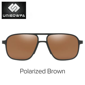 Polarized Magnet Clip on Sunglasses Men Prescription Optical Sun Glasses For Men UV400 Driving Pilot Myopia Glasses Male Brand
