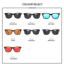 Carica l&#39;immagine nel visualizzatore di Gallery, Occhiali da sole da uomo polarizzati Designer di marca Donne Guida Occhiali da sole con montatura quadrata Occhiali da sole maschili Rivestimento a specchio femminile 
