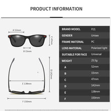Load image into Gallery viewer, Polarized Men  Sunglasses Brand Designer Women Driving Square Frame Sun Glasses Male Goggle Shades Coating Mirror Female