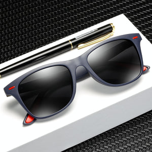 Occhiali da sole da uomo polarizzati Designer di marca Donne Guida Occhiali da sole con montatura quadrata Occhiali da sole maschili Rivestimento a specchio femminile 