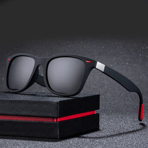 Occhiali da sole da uomo polarizzati Designer di marca Donne Guida Occhiali da sole con montatura quadrata Occhiali da sole maschili Rivestimento a specchio femminile 