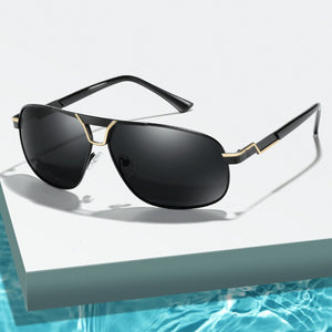 Polarized Men's Sunglasses for Driving and Driving Day and Night Glasses Metal Sunglasses TAC2023New